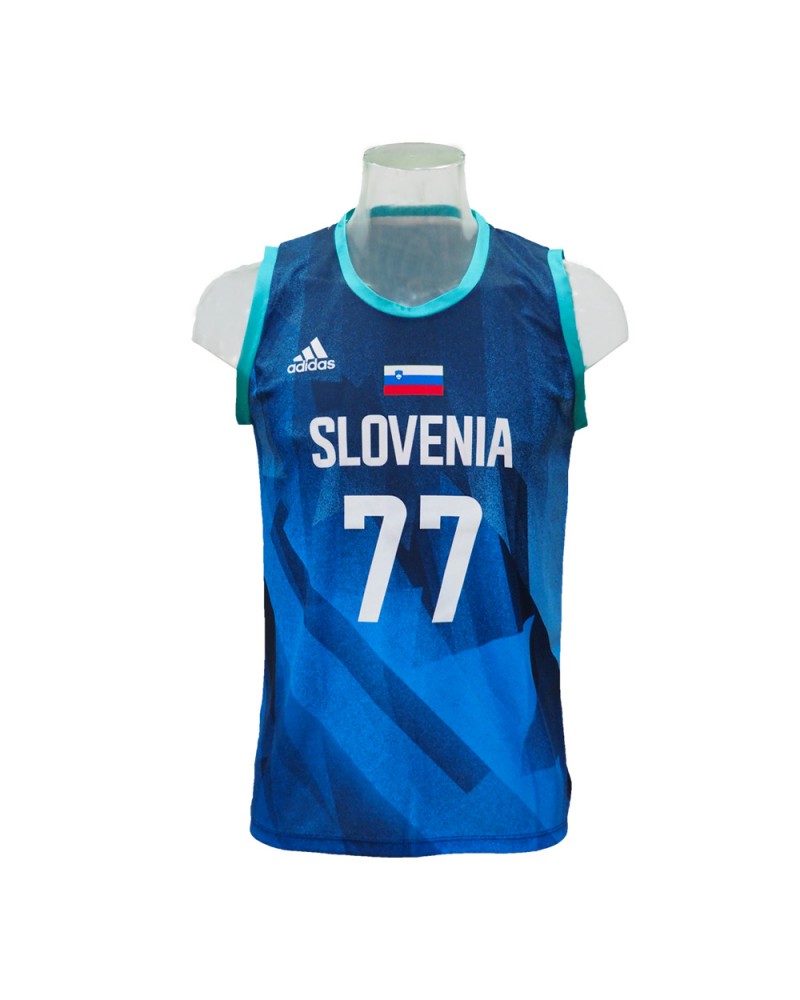 Caballo longitud eco Camiseta Replica Oficial Adidas Luka Doncic Eslovenia J.J.O.O. Tokyo 2021