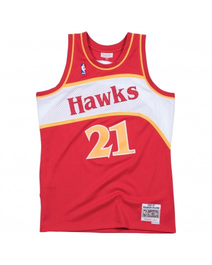 Camiseta NBA Hardwood Classics Swingman Dominique Wilkins en Atlanta Hawks
