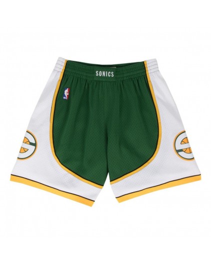 Pantalón Swingman Hardwood Classics Mitchell & Ness NBA Seattle Supersonics