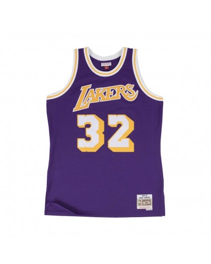 Swingman NBA Hardwood Classics Mitchell&Ness Magic Johnson Los Angeles Lakers Morada