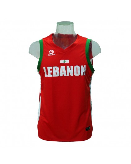 Camiseta Oficial FIBA de la Selección de Baloncesto de Líbano