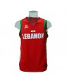 Camiseta Oficial FIBA de la Selección de Baloncesto de Líbano