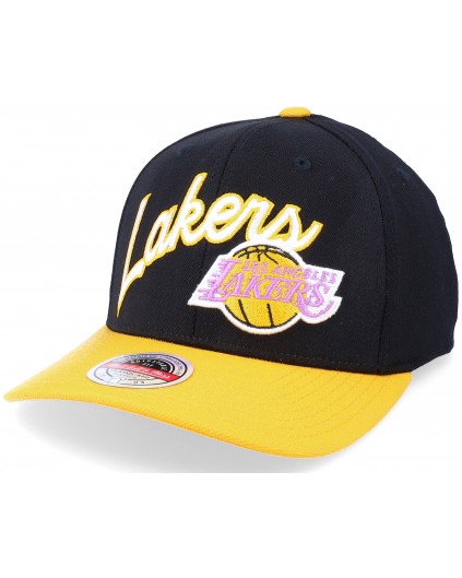 Gorra NBA Snapback M&N Arched Script Los Angeles Lakers