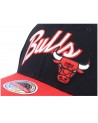 NBA Snapback M&N Arched Script Chicago Bulls