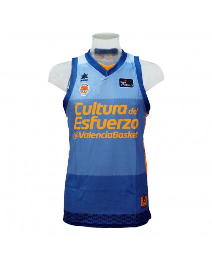Camiseta Oficial Liga Endesa Valencia Basket 2ª Equipación