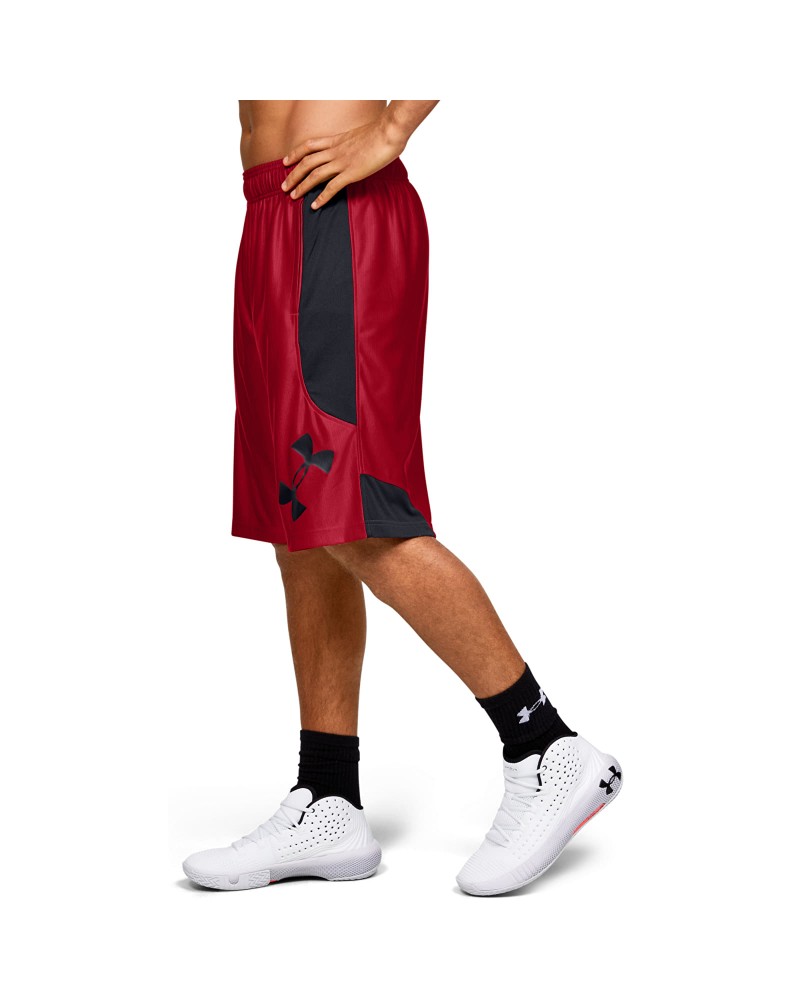 Pantalón Corto Baloncesto Armour Perimeter Rojo