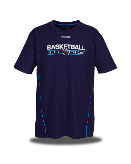 Camiseta Team de Spalding. Color azul.