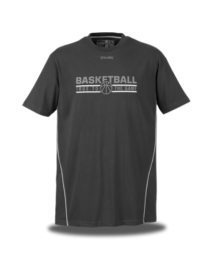Camiseta Team de Spalding. Color negro.