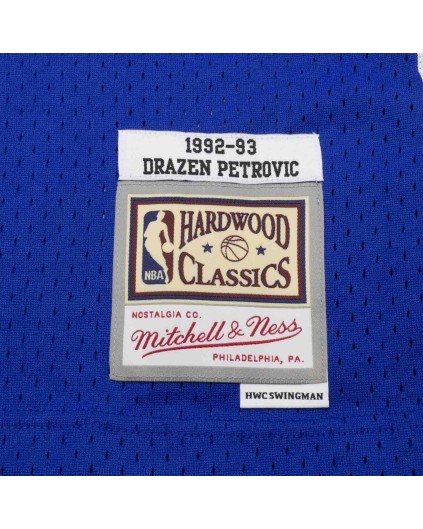 Camiseta NBA Swingman Drazen Petrovic New Jersey Nets