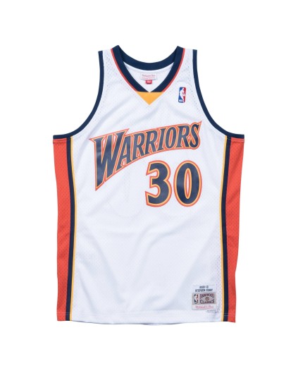 Swingman NBA Stephen Curry Golden State Warriors Blanca