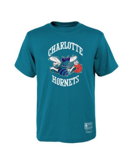 Camiseta Niños NBA Retro Logo Charlotte Hornets