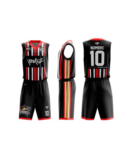 Equipación Baloncesto Personalizada Sublimada