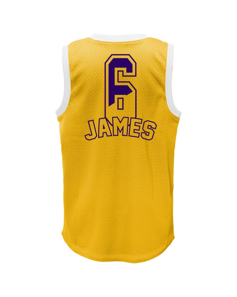 NBA Top Lebron James Los Angeles Lakers Amarilla
