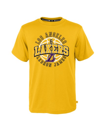 Camiseta NBA N&N Graphic LeBron James Los Angeles Lakers