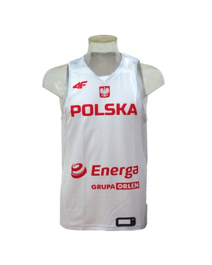 Camiseta FIBA Polonia Eurobasket 2022 2ª Blanca