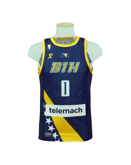 Camiseta FIBA Bosnia y Herzegovina Nurkić Azul