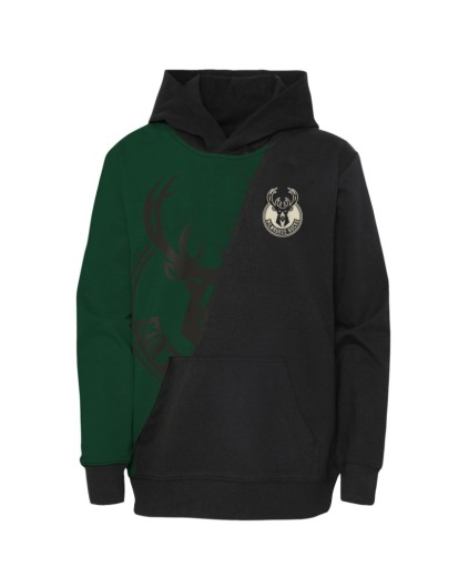 Sudadera NBA Niños Unrivaled Milwaukee Bucks