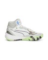 Zapatilla de Baloncesto Puma Playmaker Pro Mid "Blanca y Gris"