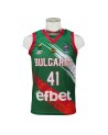 Camiseta FIBA Eurobasket 2022 Bulgaria Verde Sasha Vezenkov