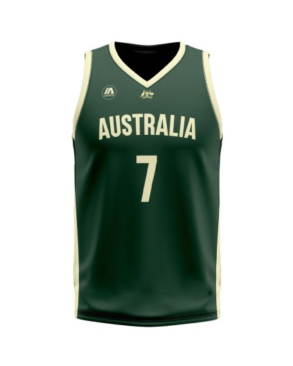 Camiseta FIBA Australia Joe Ingles Verde