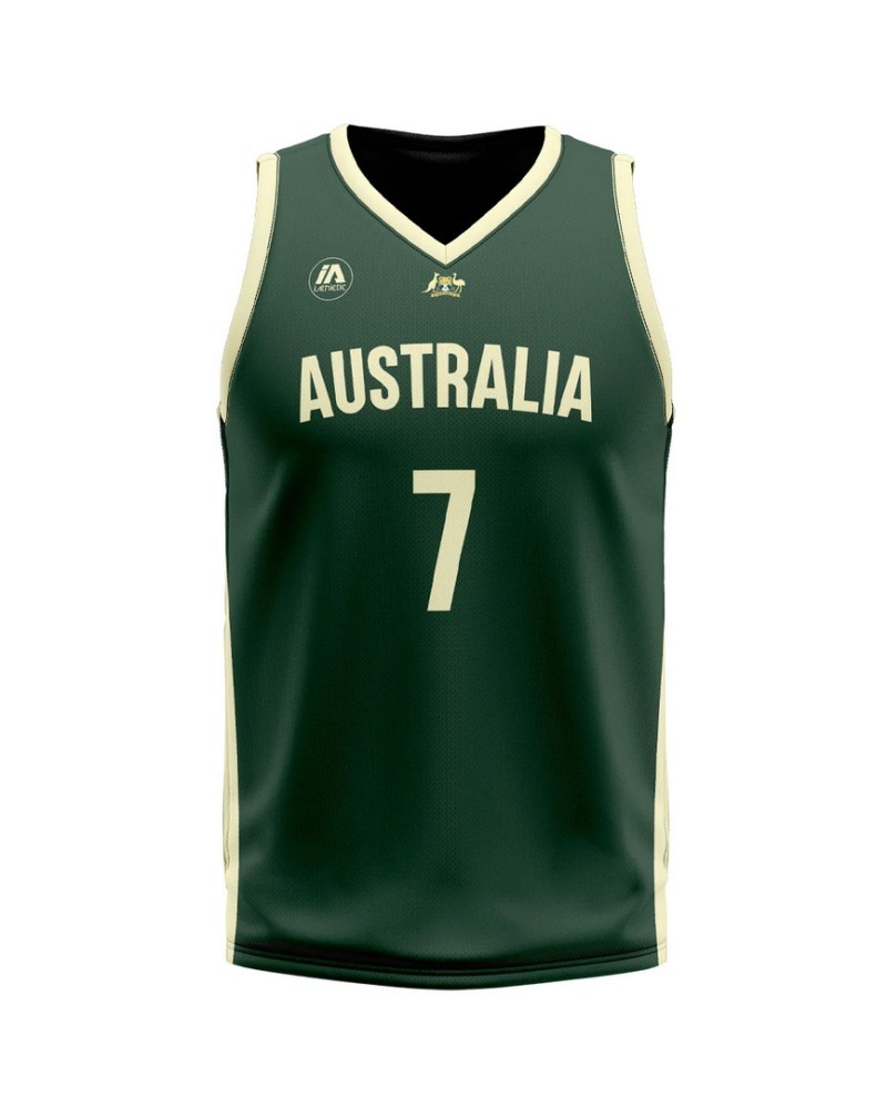 Camiseta FIBA Australia Joe Ingles Verde