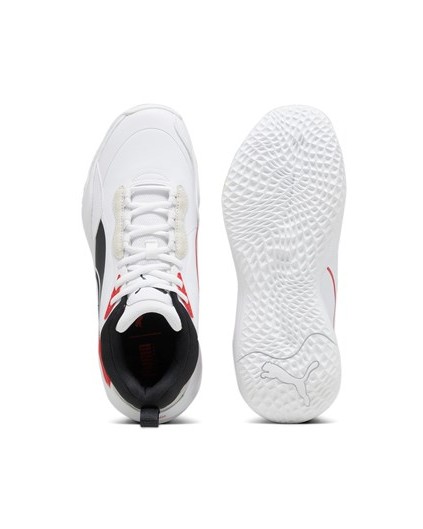 Zapatilla Puma Playmaker Pro Plus Blanca Y Roja