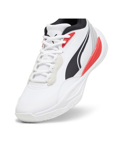 Zapatilla Puma Playmaker Pro Plus Blanca Y Roja