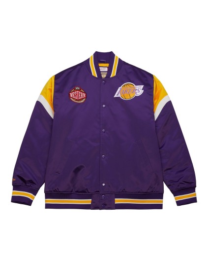 Mitchell & Ness Heavyweight NBA Los Angeles Lakers Satin Jacket
