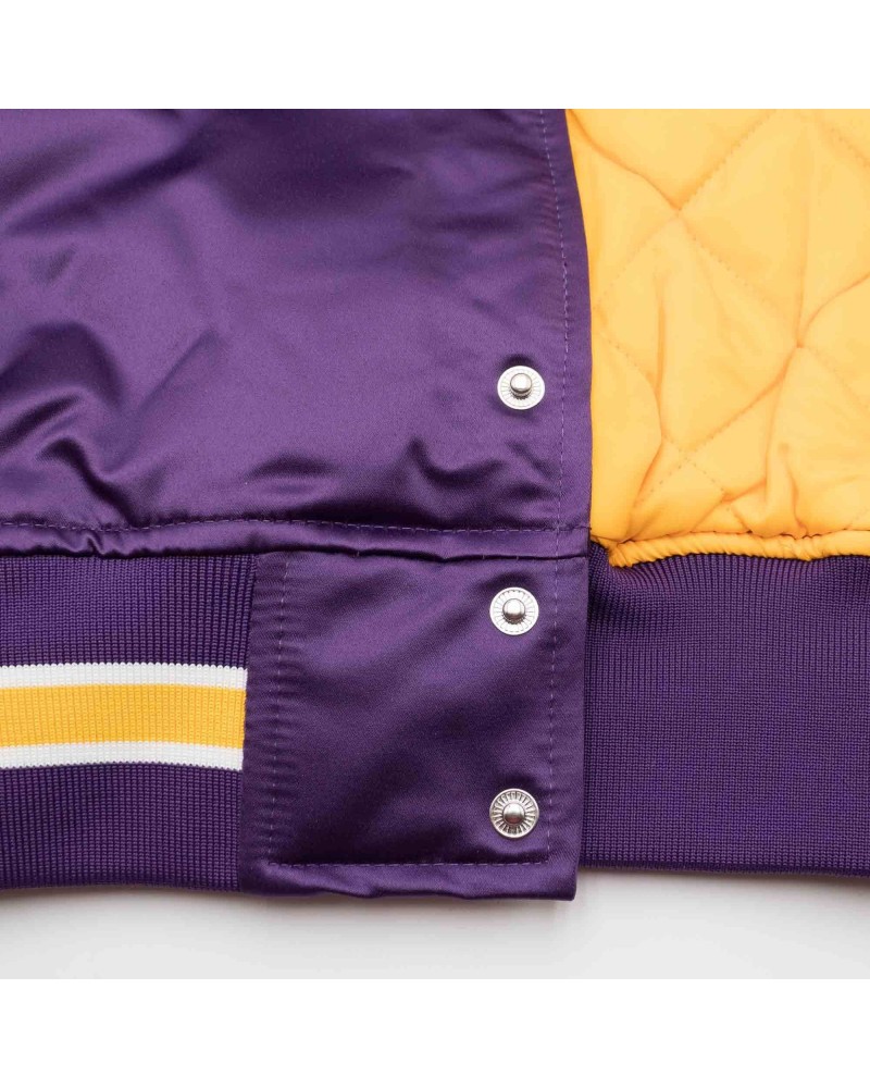 Mitchell Ness Heavyweight NBA Los Angeles Lakers Satin Jacket