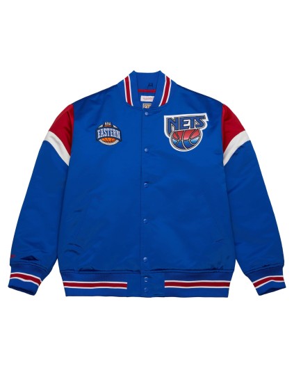 Mitchell & Ness Heavyweight NBA New Jersey Nets Satin Jacket