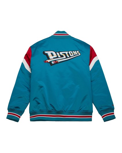 Mitchell & Ness Heavyweight NBA Detroit Pistons Satin Jacket
