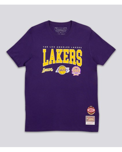 Camiseta NBA HWC Champ Stack Tee Los Angeles Lakers