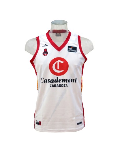 Camiseta Liga Endesa Casademont Zaragoza 2ª 23/24
