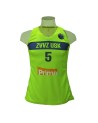 Camiseta Femenina Maite Cazorla ZVVZ USK Praha Amarilla