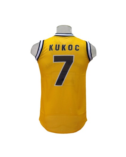 Camiseta Réplica Toni Kukoc Jugoplastika Amarilla