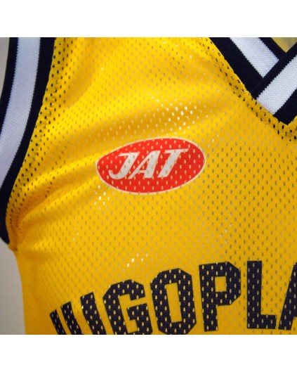Camiseta Réplica Toni Kukoc Jugoplastika Amarilla