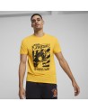 Camiseta Hoops Puma Amarilla