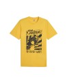 Camiseta Hoops Puma Amarilla