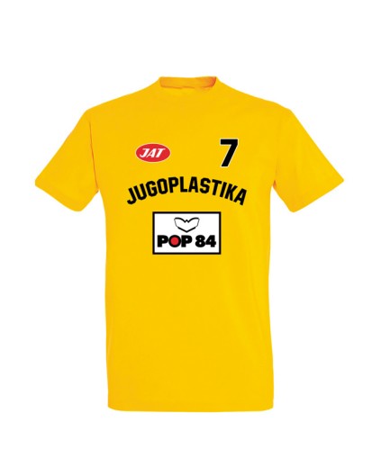Camiseta N&N FIBA Kukoc Jugoplastika Amarilla