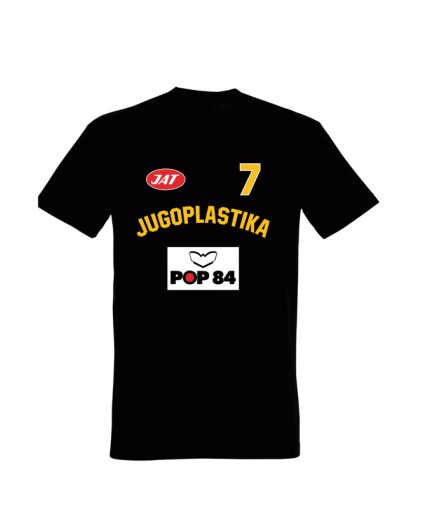 Camiseta N&N FIBA Kukoc Jugoplastika Negra
