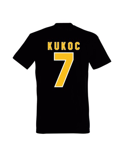 Camiseta Manga Corta N&N FIBA Kukoc Jugoplastika Negra