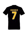 Camiseta Manga Corta N&N FIBA Kukoc Jugoplastika Negra
