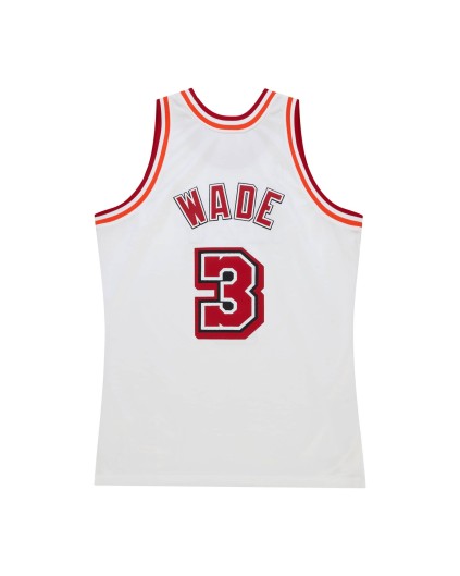 Swingman NBA Dwyane Wade Miami Heat Blanca 2007-2008
