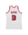 Swingman NBA Dwyane Wade Miami Heat Blanca 2007-2008