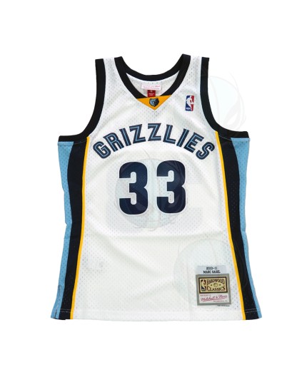 Swingman NBA Marc Gasol Memphis Grizzlies Blanca 2010-2011