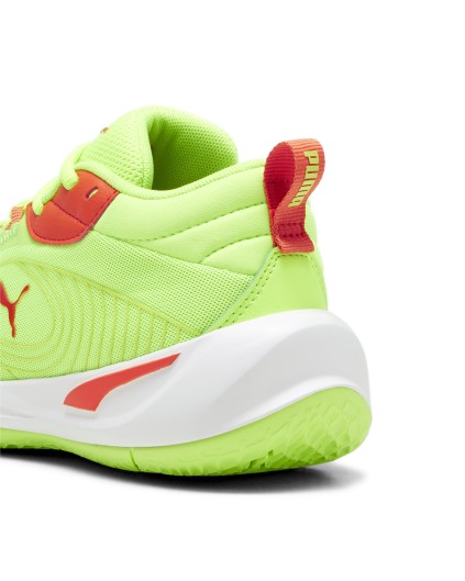 Zapatilla de Baloncesto Puma Playmaker Pro Jr Neón