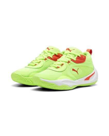 Zapatilla de Baloncesto Puma Playmaker Pro Jr Neón