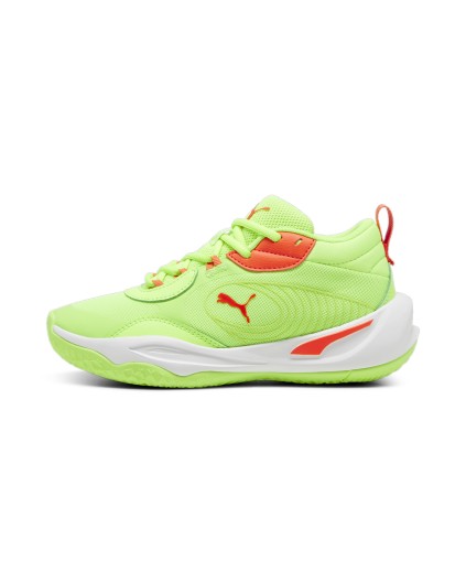 Zapatilla Puma Playmaker Pro Jr Neón