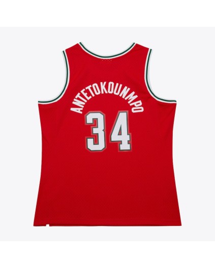 Swingman NBA Giannis Antetokounmpo Milwaukee Bucks Roja 2014/15