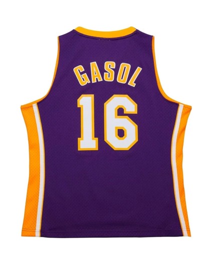 Swingman NBA Pau Gasol Los Angeles Lakers Morada 2009-2010